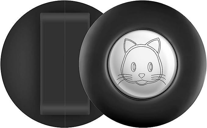 Airtag Cat Collar Holder(2Pack), Silicone Apple Air Tag Case Cover for Smaller Than 0.8inch Pet C... | Amazon (US)