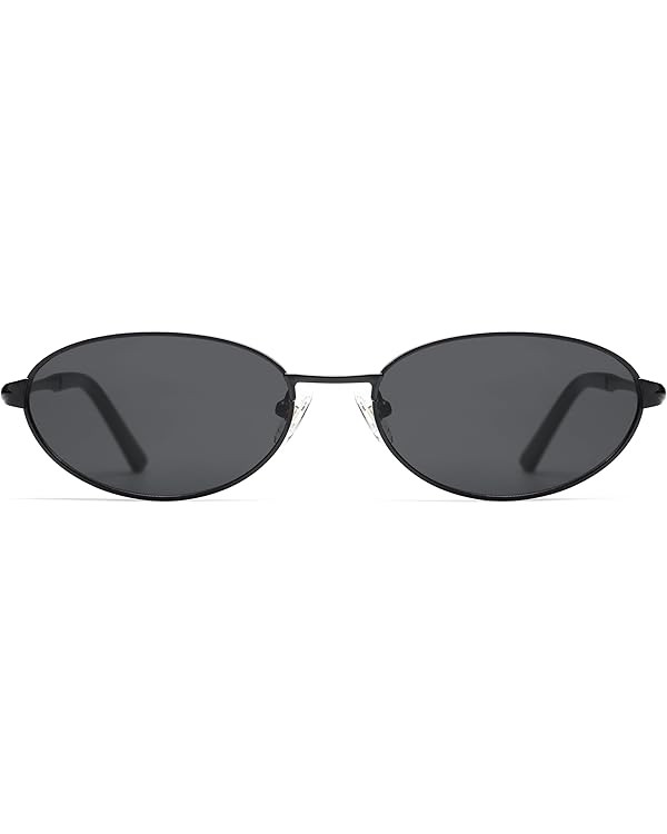 Retro Oval Sunglasses for Women Mens with Spring Hinge Sunnies AP3696 | Amazon (US)