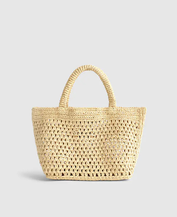 The Woven Mini Tote | Madewell