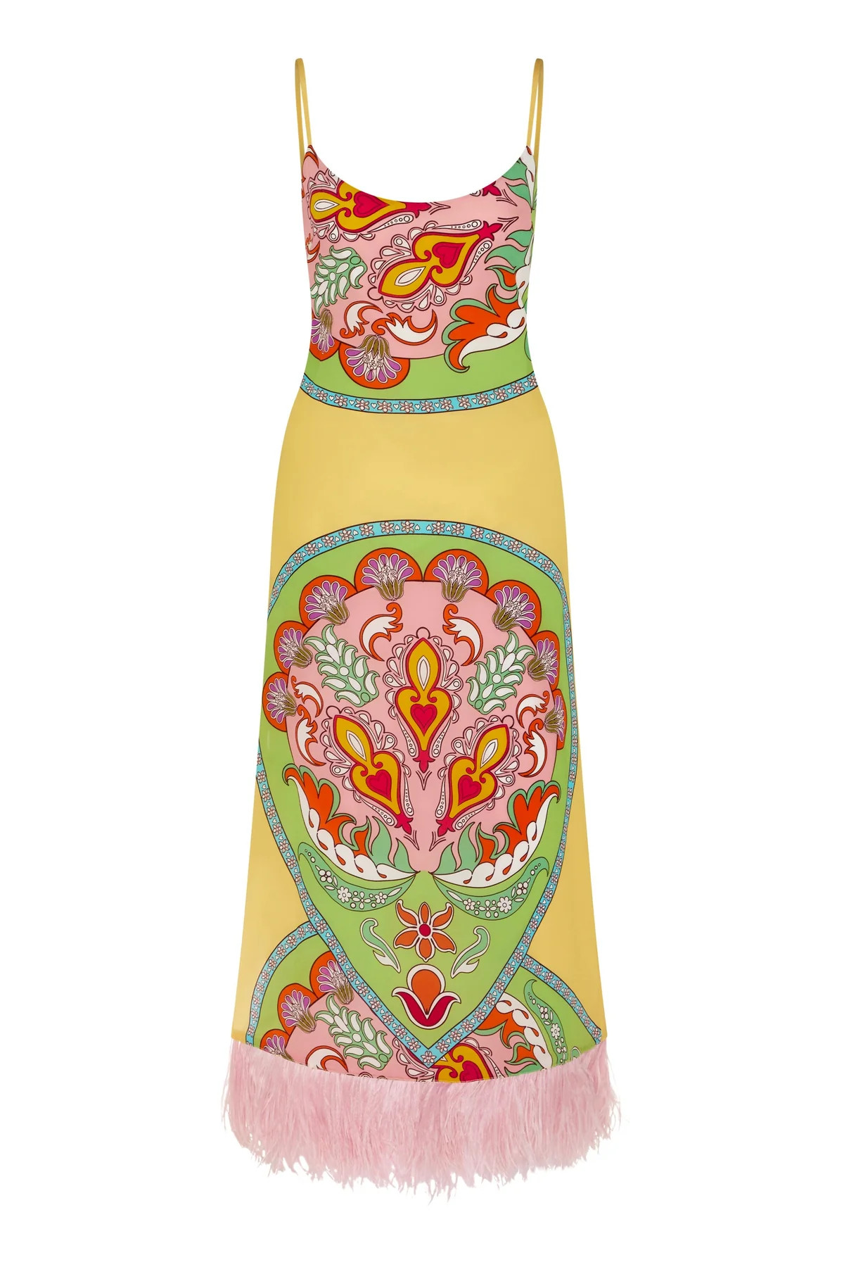 Thalai Maxi Dress in Selene Yellow | Over The Moon