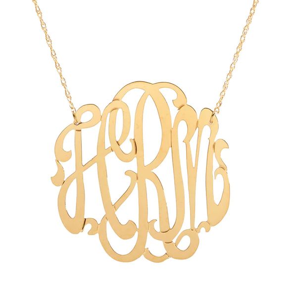 Cheshire Monogram Necklace | Moon and Lola