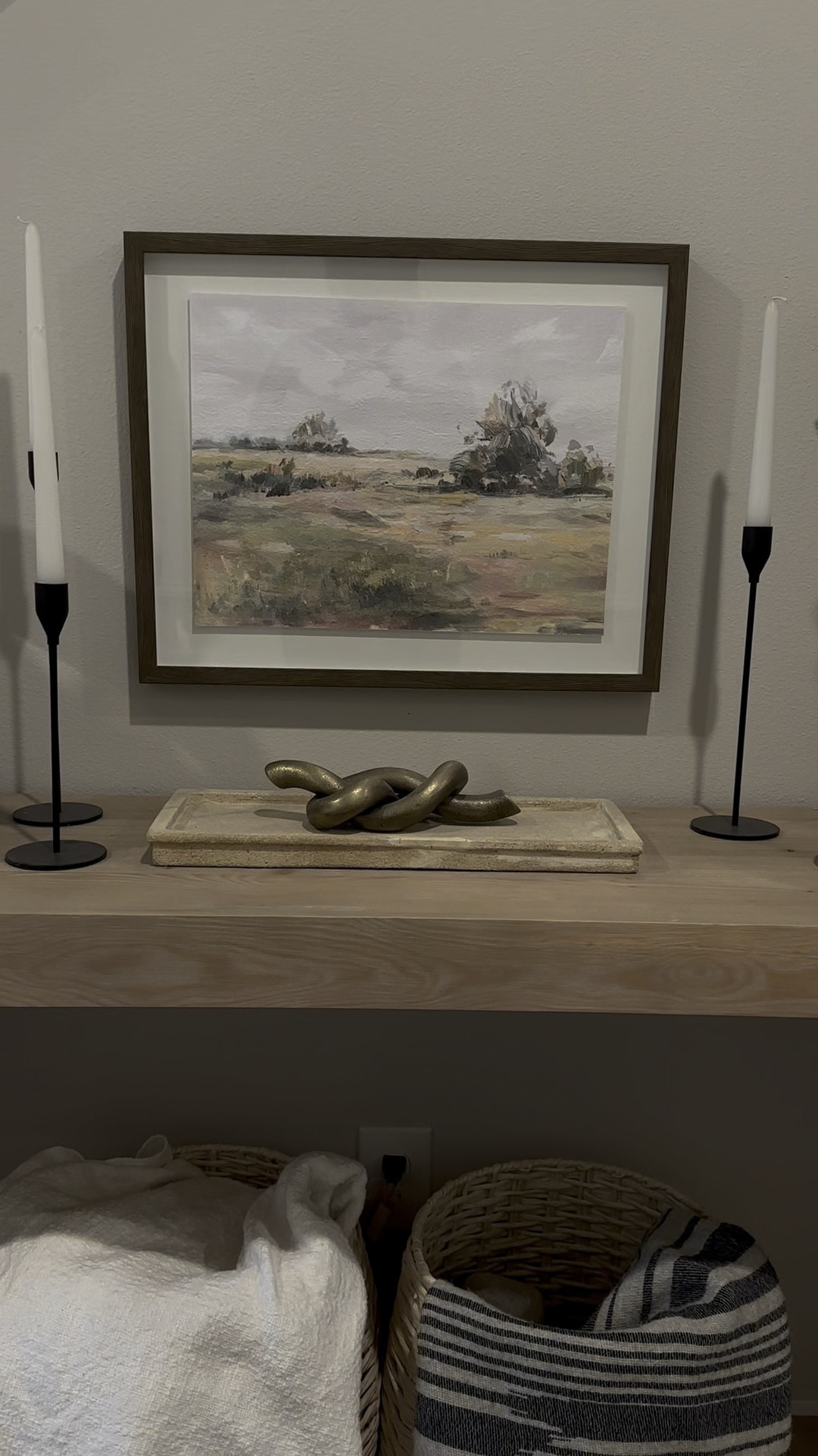 Can you believe this framed art piece is only $16?! All of my console table decor is linked down below!

#LTKSeasonal #LTKFindsUnder50 #LTKHome