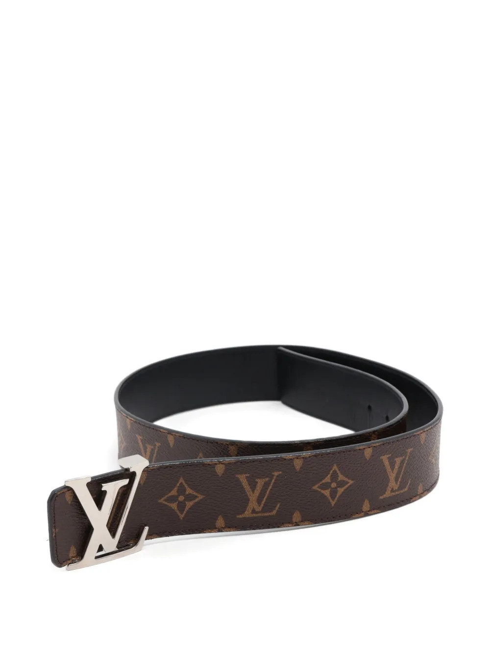 Louis Vuitton Pre-Owned LV-buckle belt - Brown | Farfetch Global
