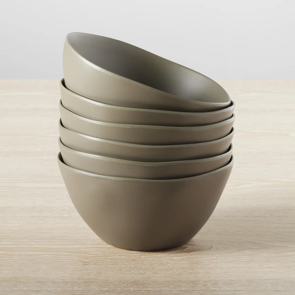 Laya Matte Melamine Rice Bowl (Set of 6) | AllModern