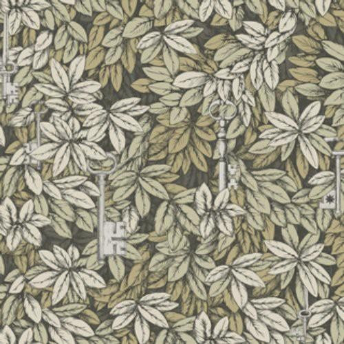 Cole & Son Chiavi Segrete Gilver & Gold Wallpaper | DecoratorsBest
