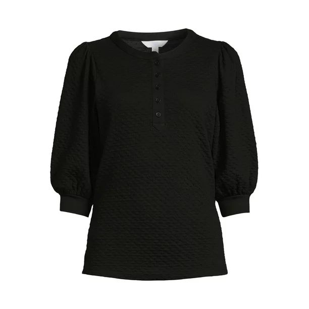 Time and Tru Women's Quilted Top - Walmart.com | Walmart (US)