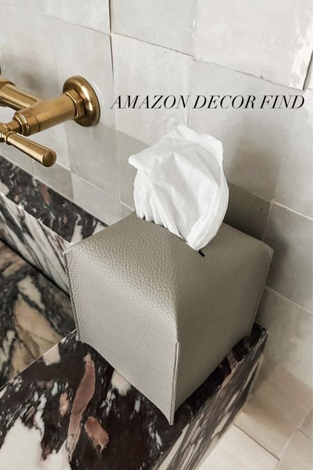 Amazon find, tissue box cover, Amazon #homedecor #amazonfind #amazon 

#LTKunder50 #LTKhome #LTKFind