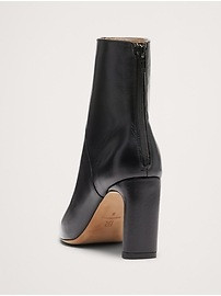 Italian Leather High-Heel Ankle Boot | Banana Republic (US)