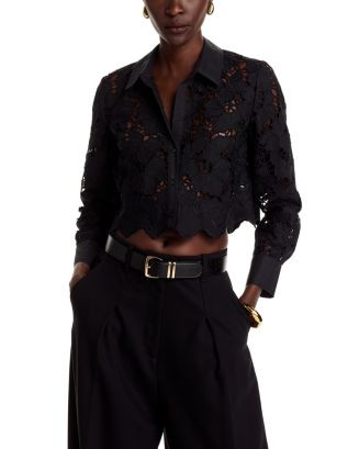 Seychelle Lace Button Front Shirt | Bloomingdale's (US)