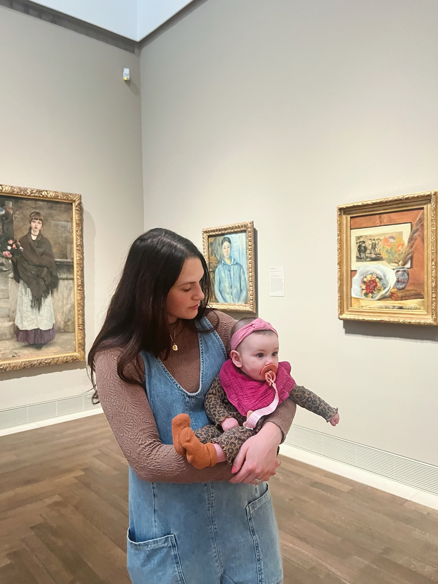 Still my favorite Free People outfit!! Love these overalls!! Mill's outfit is from Old Navy and SO cute. I'm in Medium for the overalls and wore these 37 weeks pregnant, Millie is in 3-6mos for the leopard set, but I can't find a link for hers

#LTKbaby #LTKfindsunder100 #LTKstyletip