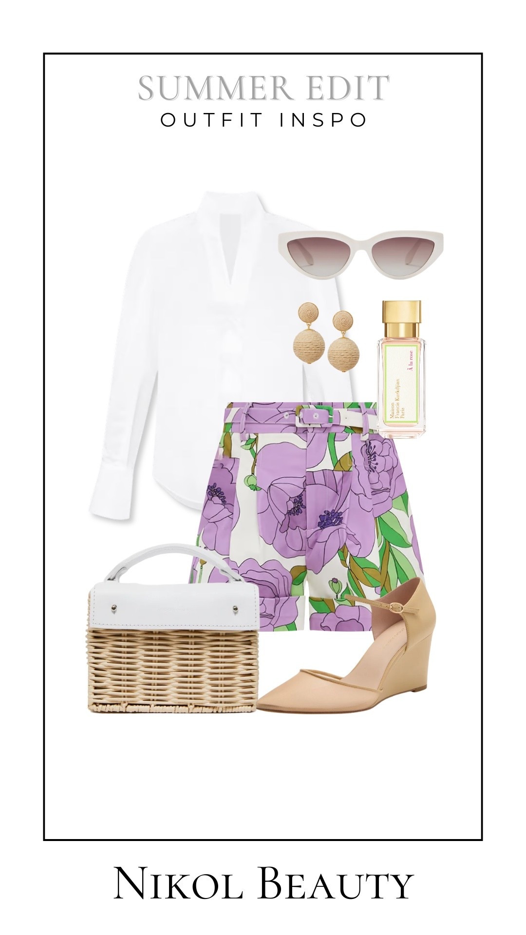 Bold florals + crisp whites = summer chic perfection. This look takes you from brunch to cocktails without missing a beat.

summer outfit inspo, floral shorts outfit, chic summer styling, bold summer prints, resort casual outfit, polished summer look



#LTKStyleTip #LTKShoeCrush #LTKItBag