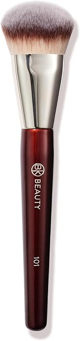 BK BEAUTY BRUSHES - 101 CONTOURED FOUNDATION BRUSH - Contoured Foundation Brush - Foundation Make... | Amazon (US)