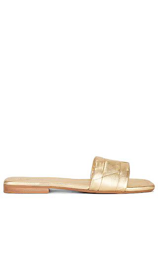 Portland Sandals in Gold Metallic Leather | Revolve Clothing (Global)