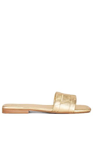 Portland Sandals in Gold Metallic Leather | Revolve Clothing (Global)