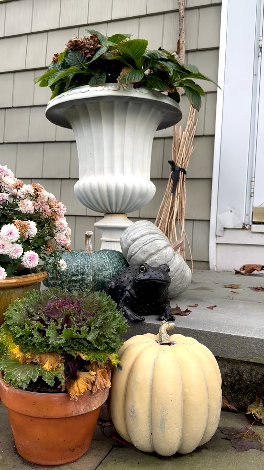 Sharing some chic Halloween decor. I made this broom several years ago when we were trimming back some trees and I found this toad from home goods but linked a few others as well as faux pumpkins. 

#LTKHome #LTKSeasonal #LTKHalloween