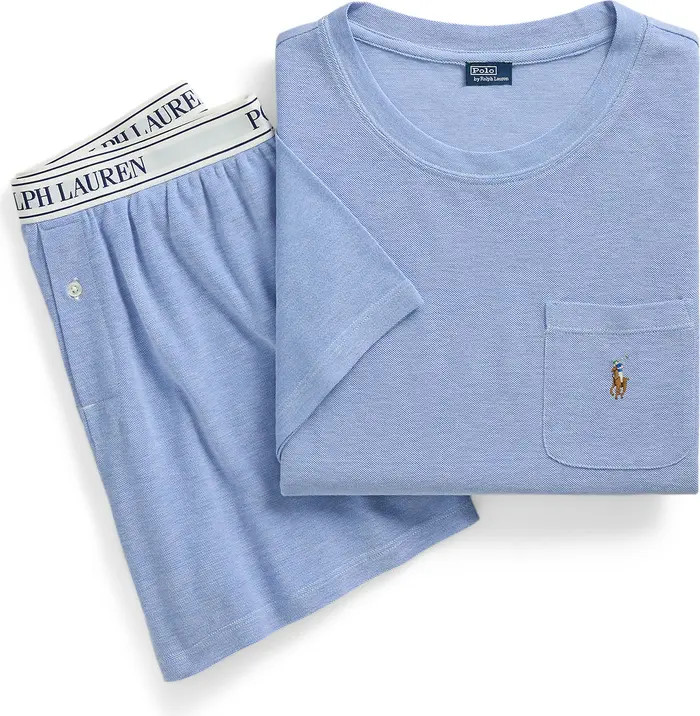 Logo Pocket Cotton & Modal Short Pajamas | Nordstrom
