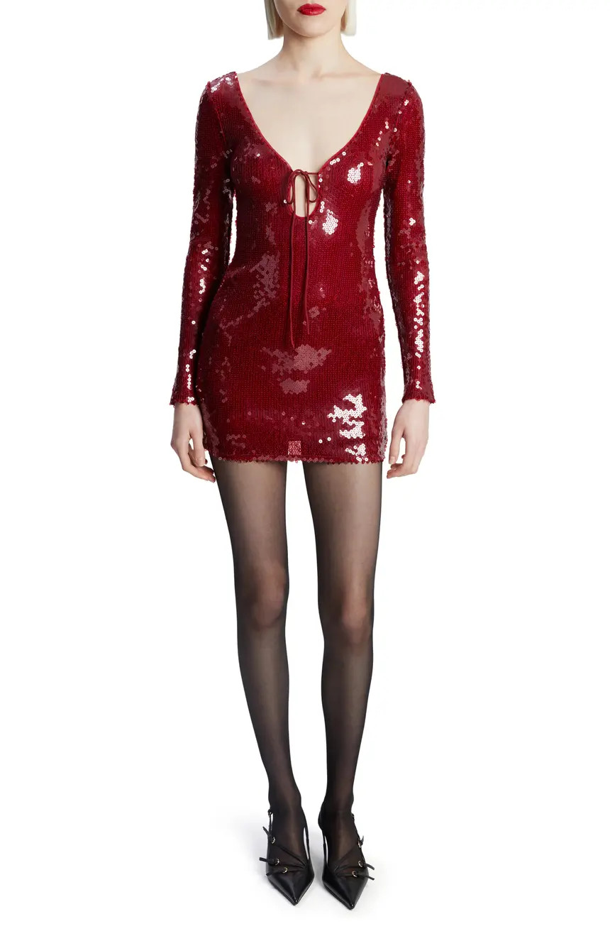 Bardot Verona Long Sleeve Sequin Cocktail Dress | Nordstrom | Nordstrom