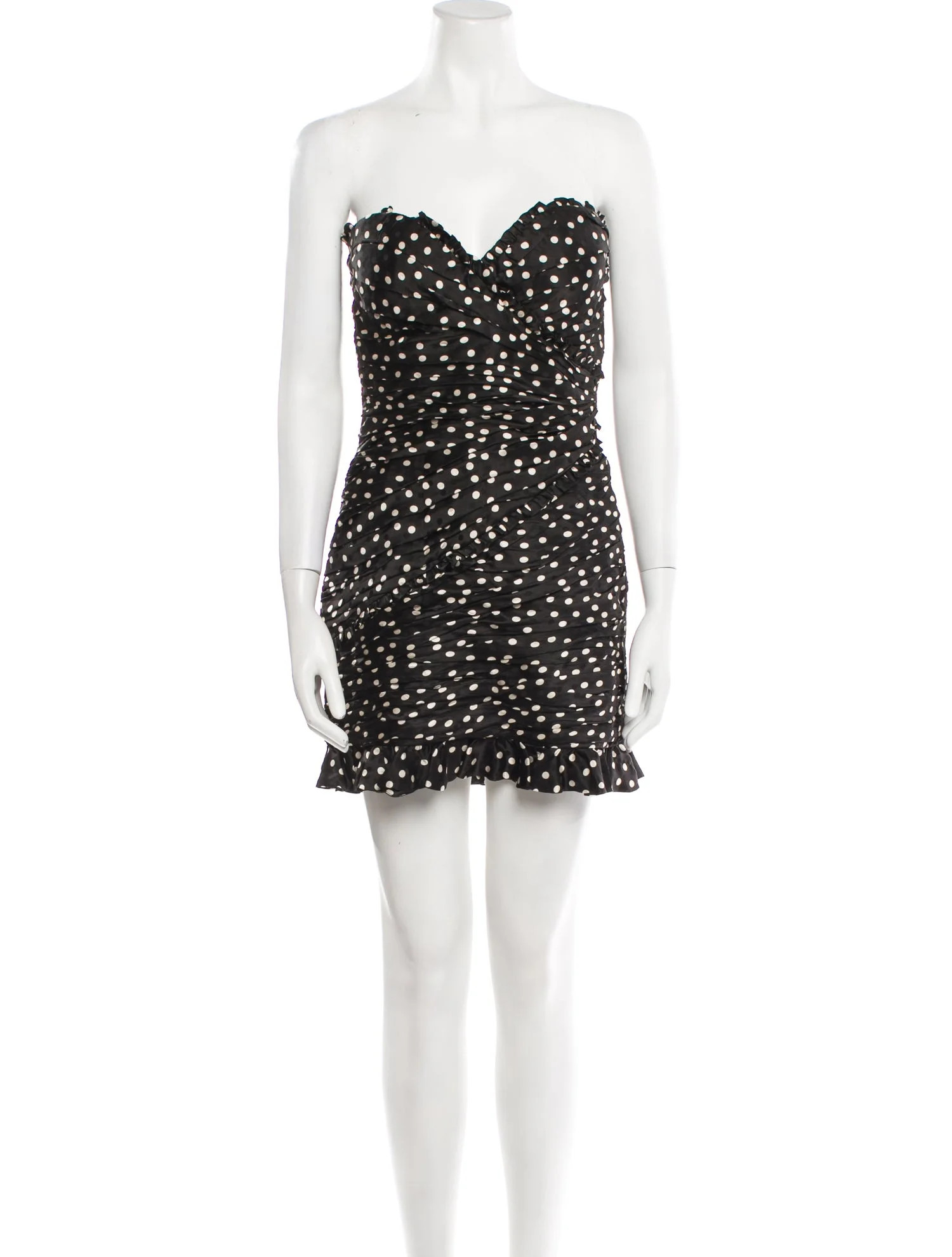 Polka Dot Print Mini Dress | The RealReal