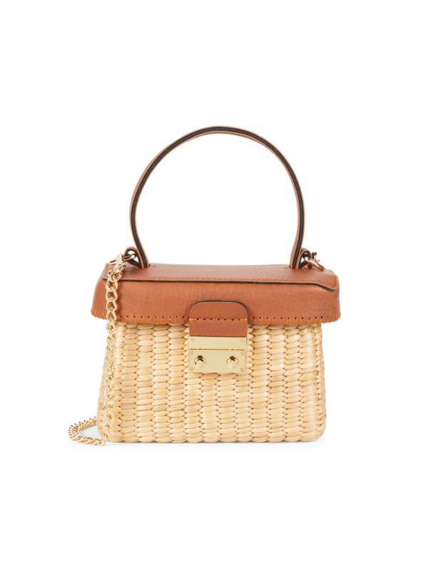 Laurel Seagrass Woven Top Handle Bag | Saks Fifth Avenue OFF 5TH