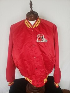 ??Vintage OG Chalk Line Kansas City Chiefs XXL Stitched Starter Style Satin!   | eBay | eBay US