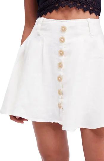 Women's Free People Daze Away Skort, Size 0 - White | Nordstrom