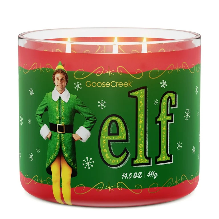 Goose Creek Buddy The Elf , 3-wick Vanilla Sugar Cookie, Whipped Cream & Vanilla Sugar Scented Ja... | Walmart (US)