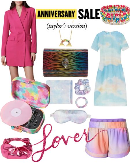 Nordstrom Anniversary Sale Lover Era Taylor Swift Eras Tour Outfit Record Player Rainbow Blazer Dress Blissy Sale Running Shorts 

#LTKFind #LTKU #LTKxNSale