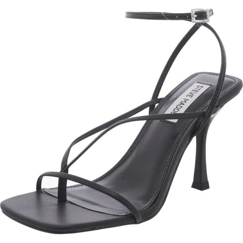 Steve Madden Women's Annie Heeled Sandal, Black, 9.5 | Amazon (US)