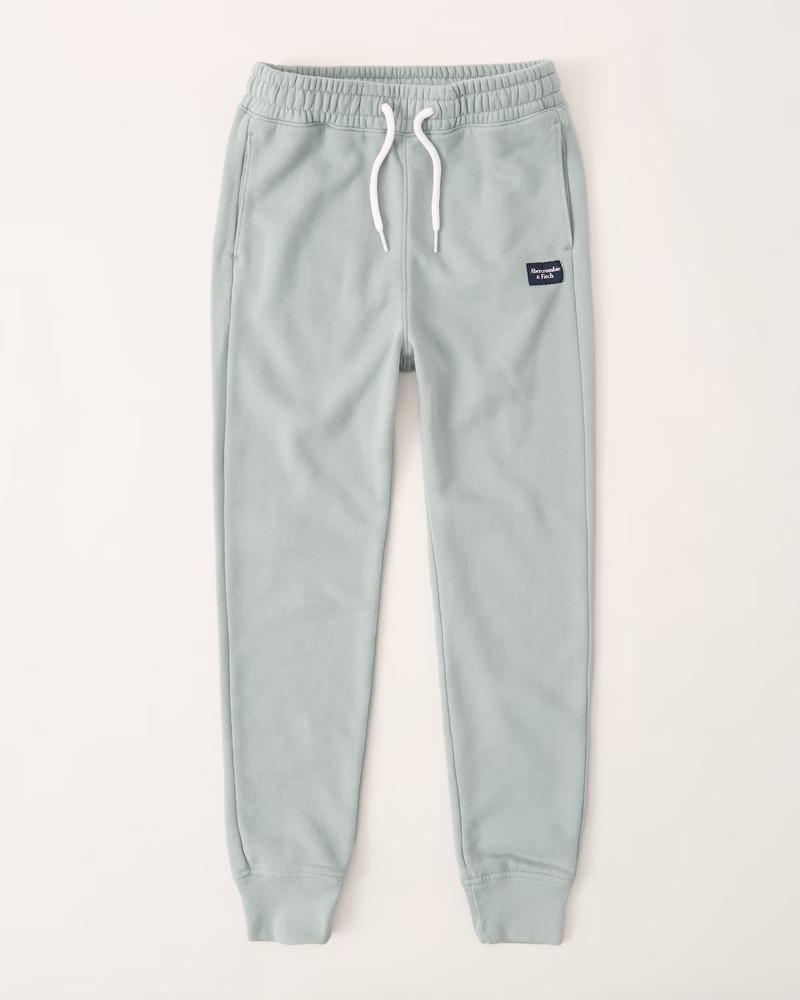girls fleece jocktag joggers | girls new arrivals | Abercrombie.com | Abercrombie & Fitch (US)