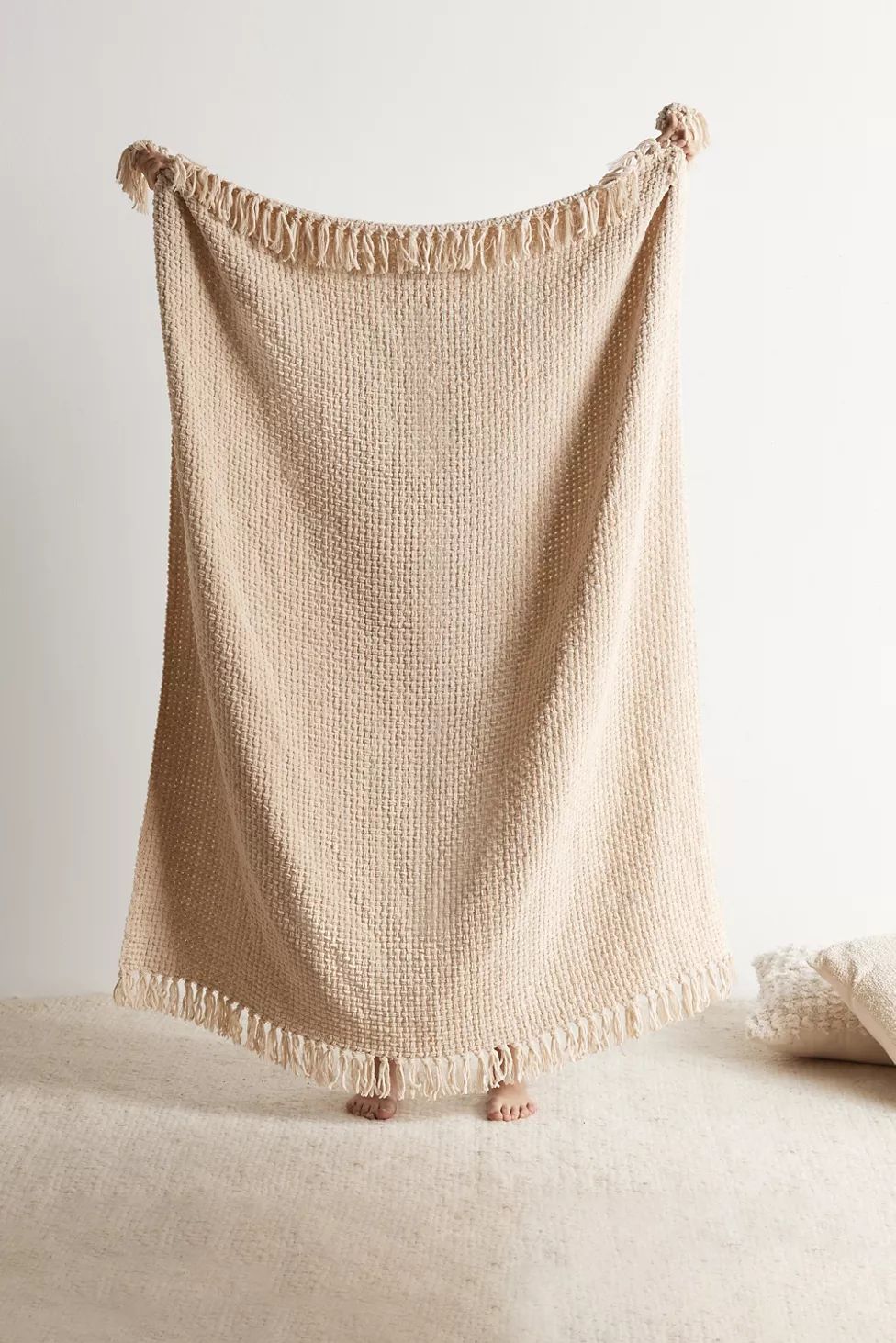 Textural Chenille Throw Blanket | Urban Outfitters (US and RoW)