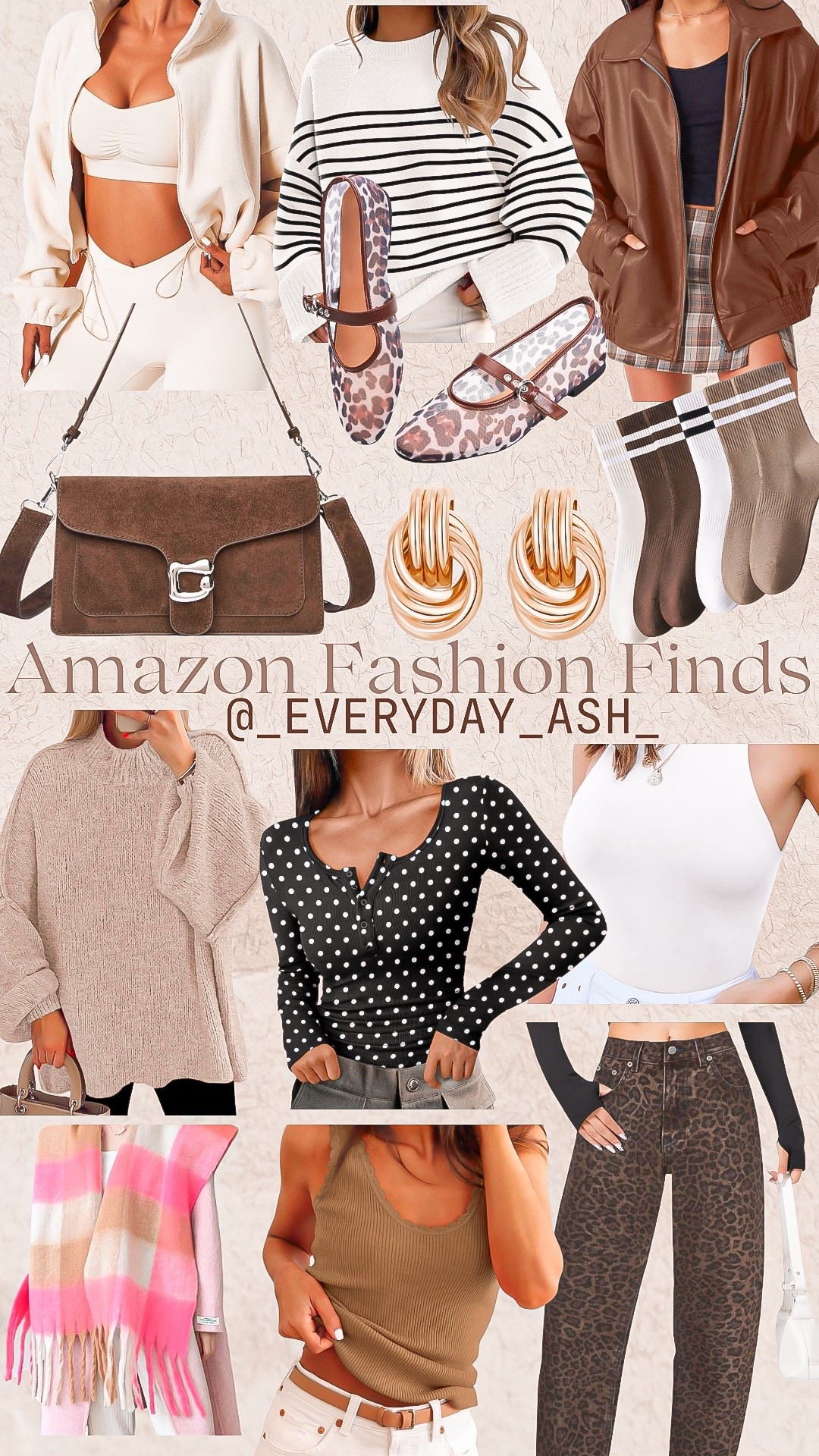 Amazon // recent favorites ♥️

Winter fashion, Amazon fashion, winter outfits , everyday fashion, fleece jacket, leather jacket, suede bag, socks, earrings, ballet flats, sweaters, polka dot fashion, bodysuit, leopard jeans, scarf, neutral fashion 

#LTKootd #LTKSeasonal #LTKFindsUnder50