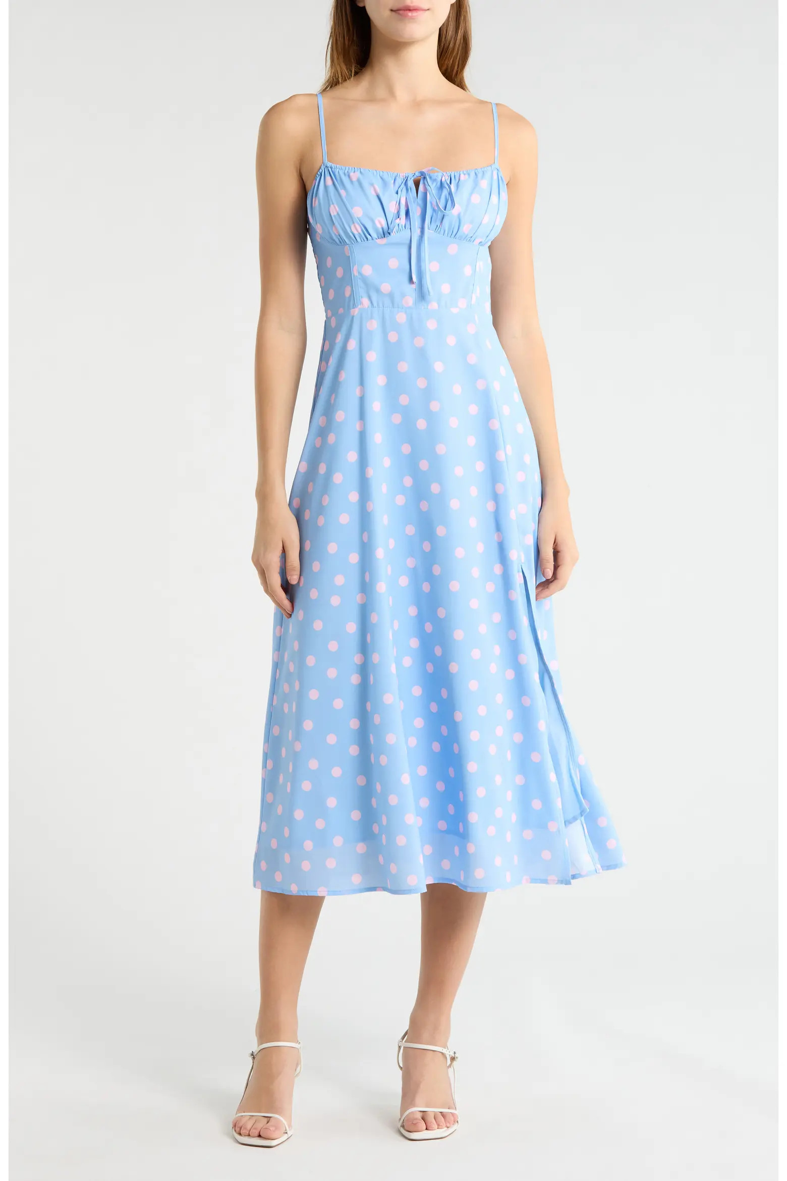 Corset Sleeveless Midi Dress (Women) | Nordstrom | Nordstrom