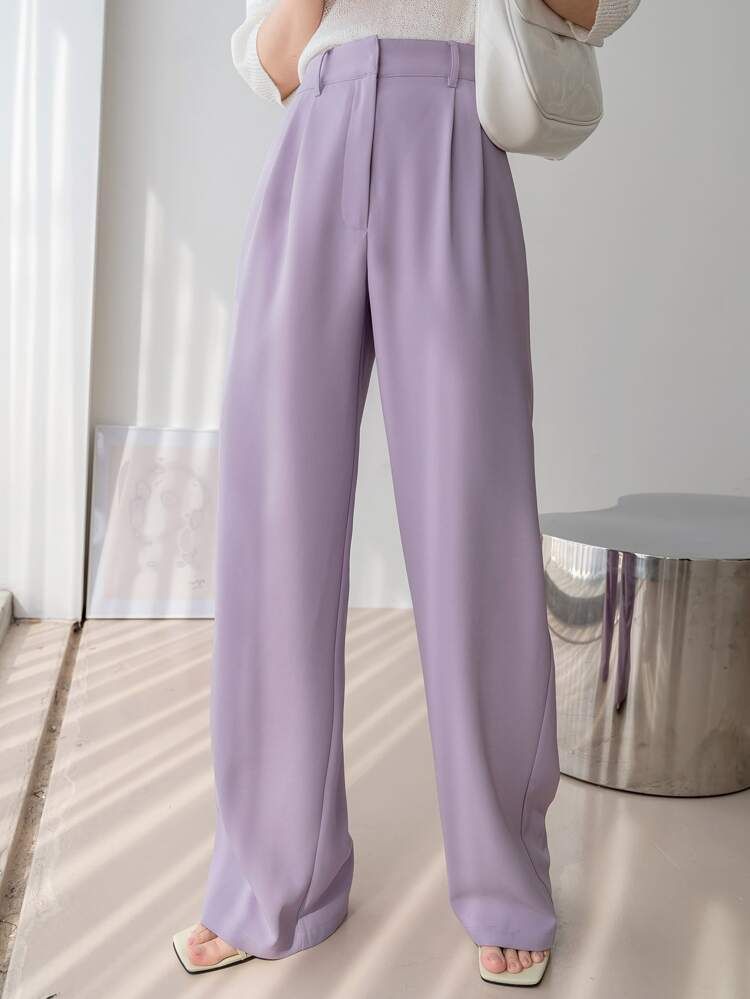 Dazy-Less High Waist Mopping Suit Pants | SHEIN