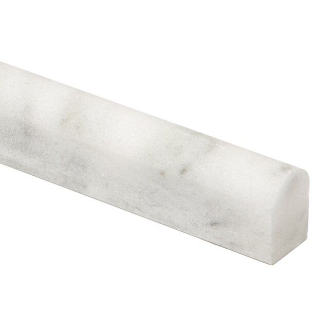 Satori Venatino Polished Marble Pencil Liner Tile (5/8-in x 12-in) Lowes.com | Lowe's