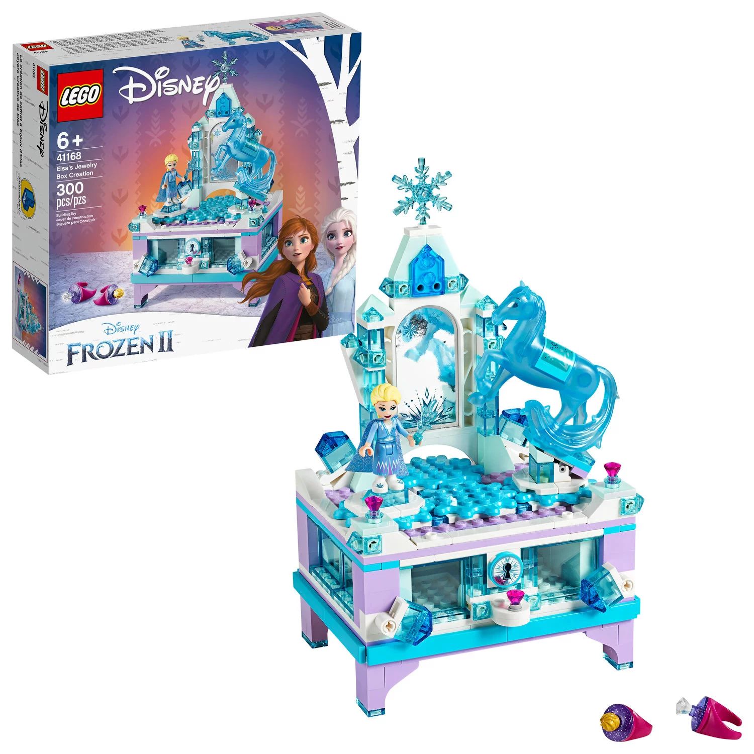 LEGO Disney Frozen II Elsa's Jewelry Box Creation 41168 (300 Pieces) | Walmart (US)