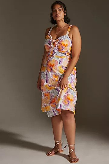 Cecilia Pettersson Tie-Front Midi Dress | Anthropologie (US)