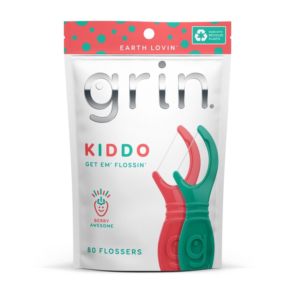 Grin Oral Care Kiddo Flossers - 80ct | Target