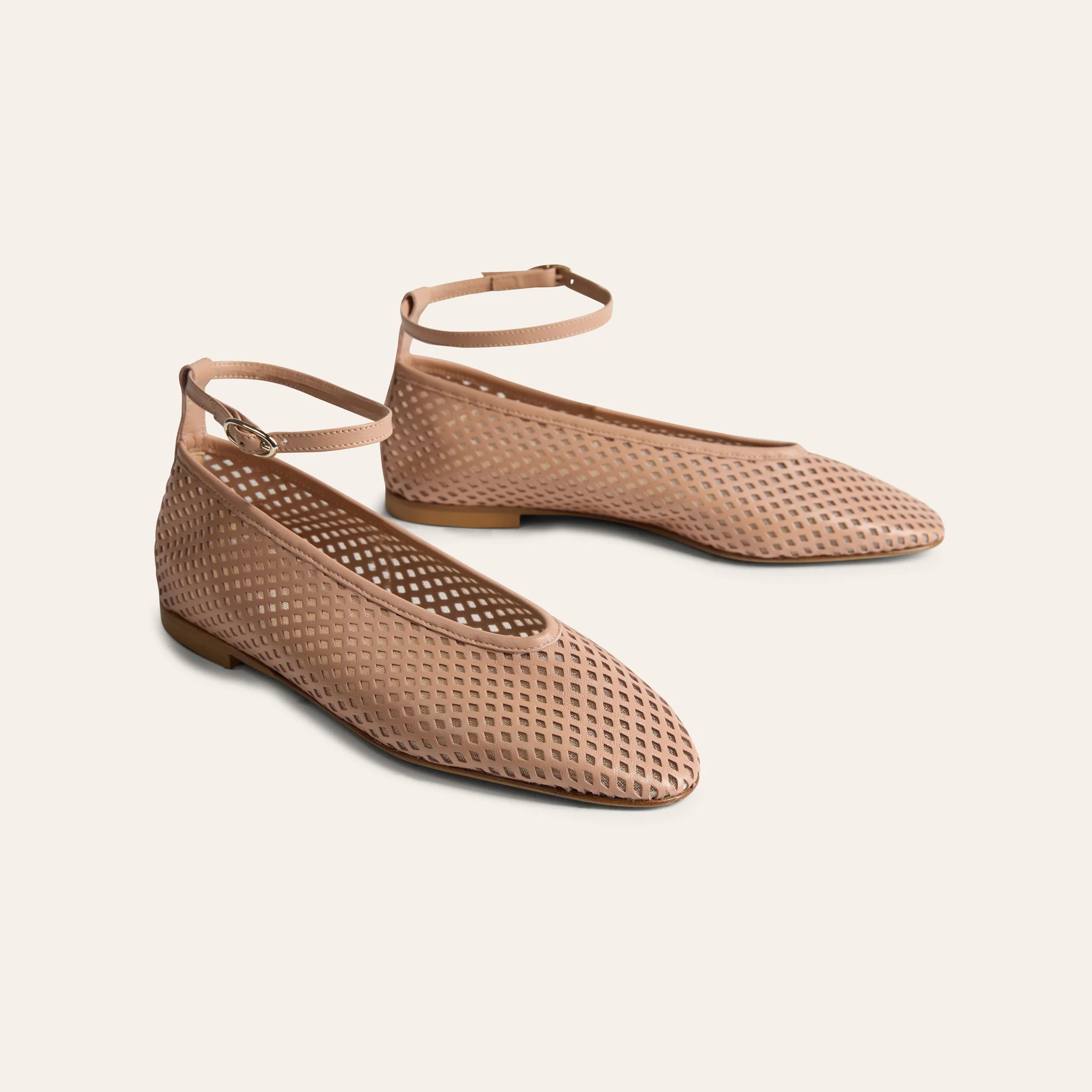 Sona Ballet Flats in Nude | A. Soliani | A.Soliani