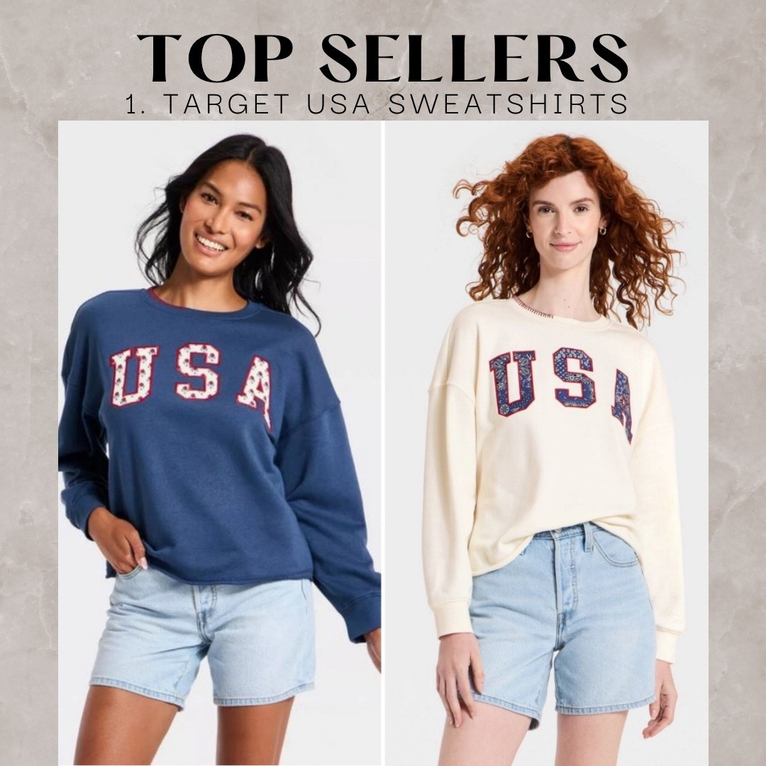 Weekly best sellers 
USA sweatshirt lightweight

#LTKootd #LTKgrwm #LTKmomlife