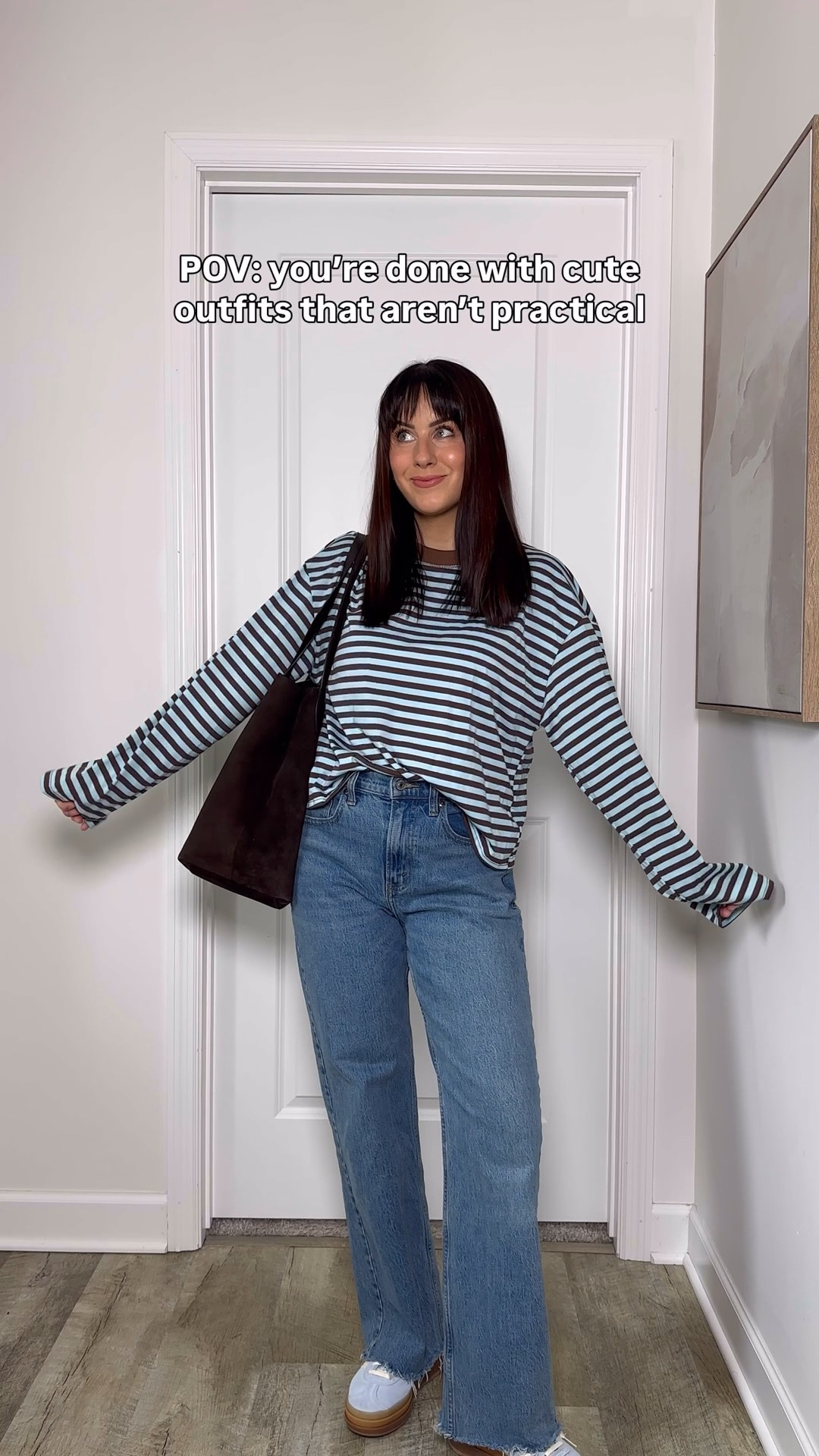 This top is giving free people but it’s Amazon 👀 wearing s, 27 short jeans, sneakers tts! I’m now a 26 in these jeans so they’re a little loose here! Alsooo giving away this exact tote bag on stories this month! Follow along 👏🏼

Petite mom friendly spring outfit 


#LTKSeasonal #LTKPetite #LTKootd