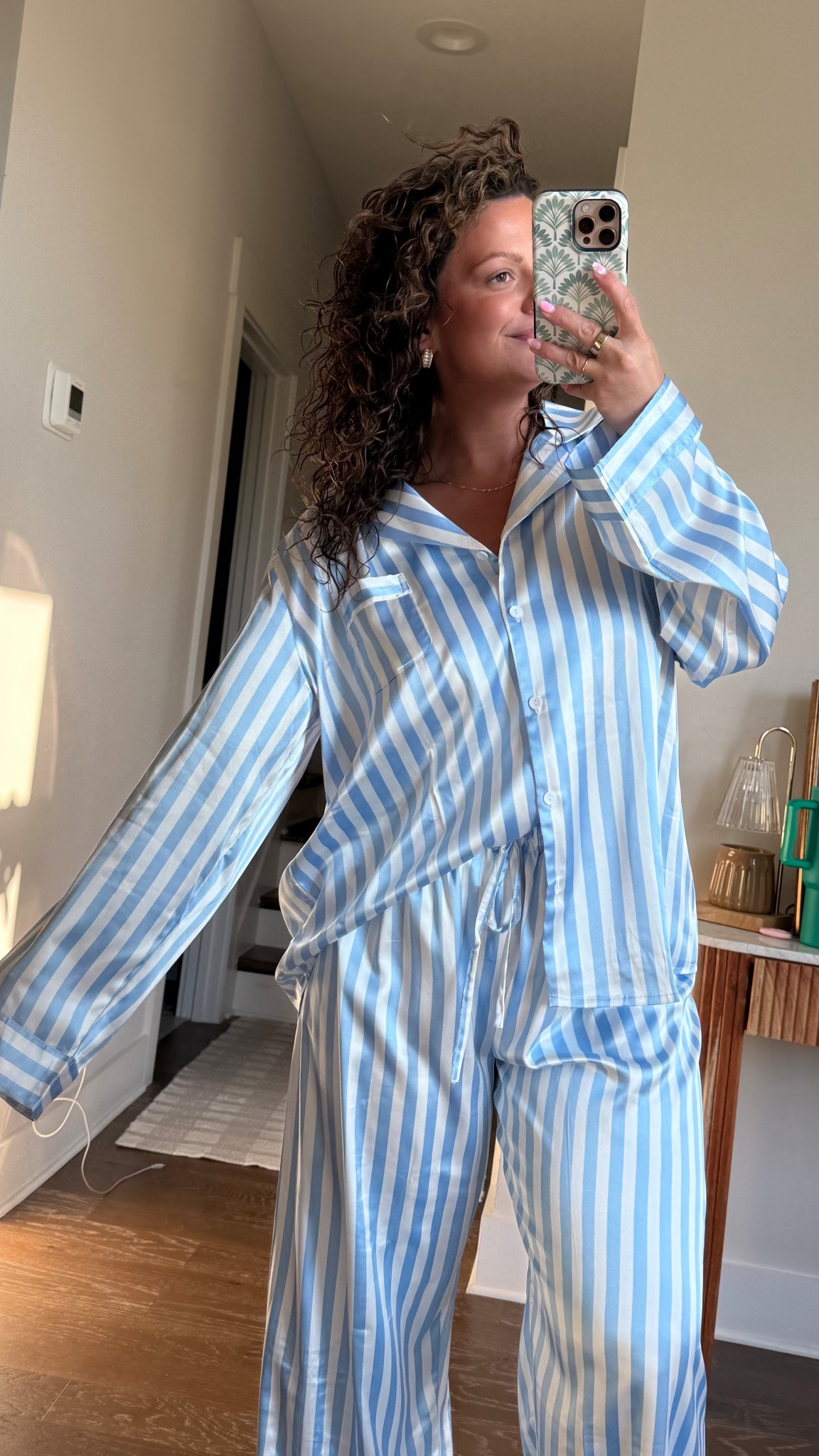 Satin Jammie’s!! Size XXL def size up like I did if you want an oversized video! 

#LTKHome #LTKStyleTip #LTKSeasonal