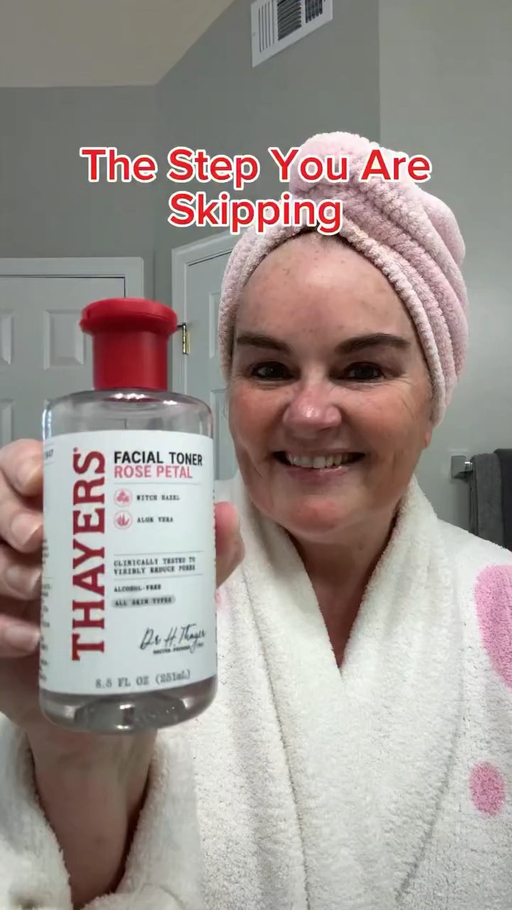 I’m a @thayers Ambassador and I’m obsessed with this Rose Toner! I received this product for free to share my honest experience, and here’s the midlife truth.

If you aren’t using a toner, you aren’t actually finished cleaning your skin. 🛑

At 58, I have zero room for “fluff” in my routine. My standards are high, which is why @Thayers Rose Toner is an unnegotiable step. It doesn’t just balance my pH—it catches the hidden debris that my cleanser missed and keeps my pores looking tight and refined.

This is the ultimate prep for mature skin before you move on to serums and makeup. It’s effective, alcohol-free, and essential for that “lit-from-within” glow.

I only recommend what makes the cut. Follow for honest, standards-based midlife beauty—no gatekeeping here. 🥂

Are you Team Toner or do you skip it? Let’s talk in the comments! 👇

#thayers #thayersambassador #toner #midlifelifestyle #over50skincare

#LTKselfcare #LTKBeauty