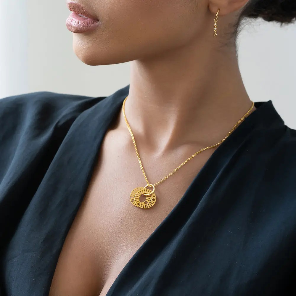 Tokens of Love Necklace - 14K Solid Gold | Oak & Luna (US)