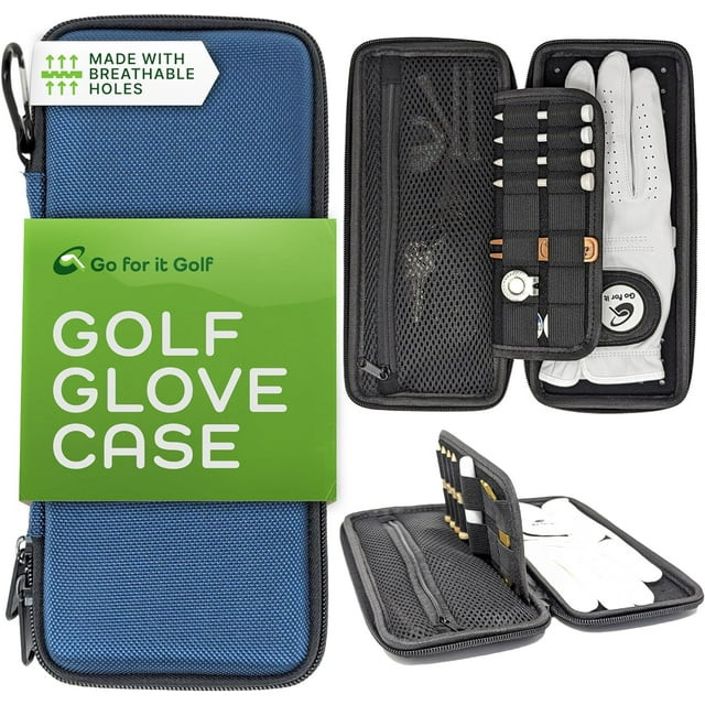 Go For it Golf Glove Case with Glove Shaper For a Wrinkle Free Glove - Golf Case with Magnetic Gl... | Walmart (US)