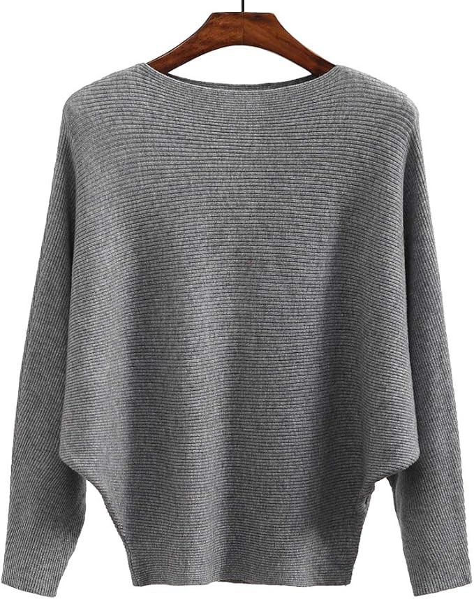 Ckikiou Women Sweaters Batwing Sleeve Casual Cashmere Jumpers Winter Pullovers | Amazon (CA)