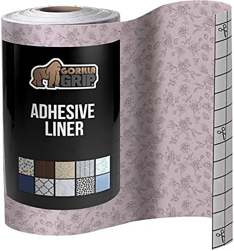Gorilla Grip Peel and Stick Adhesive Removable Easy Install Liner for Books, Drawers, Shelves, Craft | Amazon (US)