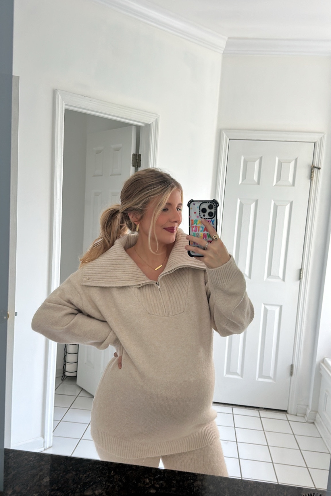 code: LAKEN for $$$ off • my going home from the hospital outfit // wearing a M/L in top (should have done a S/M) • pants are a S/M (so stretchy and soft) it is a splurge, but it’s a push present to myself hehe 

#LTKbump #LTKstyletip