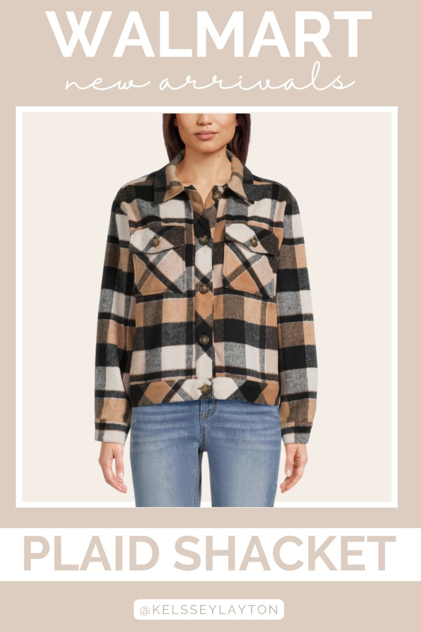 Walmart new arrival, time and tru plaid shacket 

#LTKfindsunder50 #LTKSeasonal
