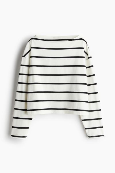Oversized Boat-neck Top | H&M (US + CA)