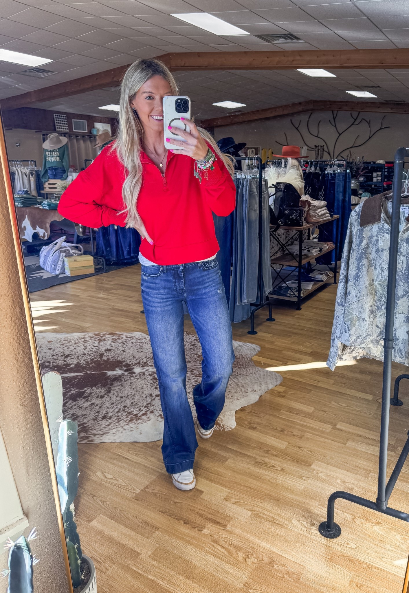 I think red is my color! #ootd

#LTKootd #LTKdayinmylife